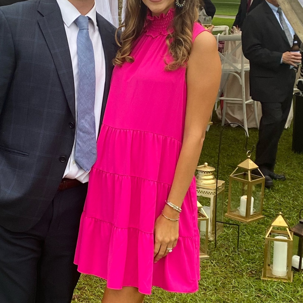 Amanda Uprichard Pink Mini Dress